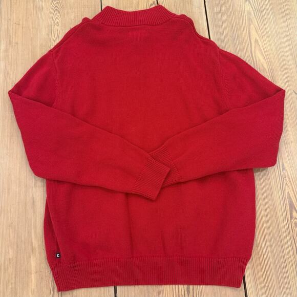 Chaps‎ Men's Classic Fit Holiday Nordic Inspired Polar Bear Mockneck Sweater XL - Picture 6 of 8